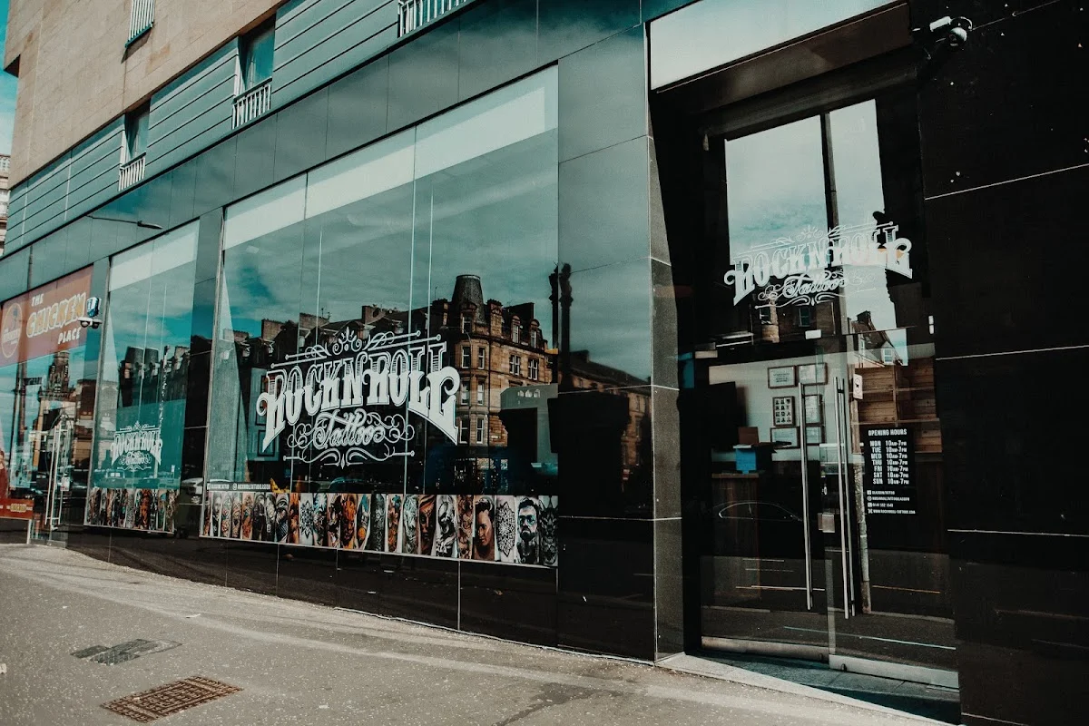 Rock'n'Roll Tattoo and Piercing Glasgow tattoo shop in Glasgow, SCT