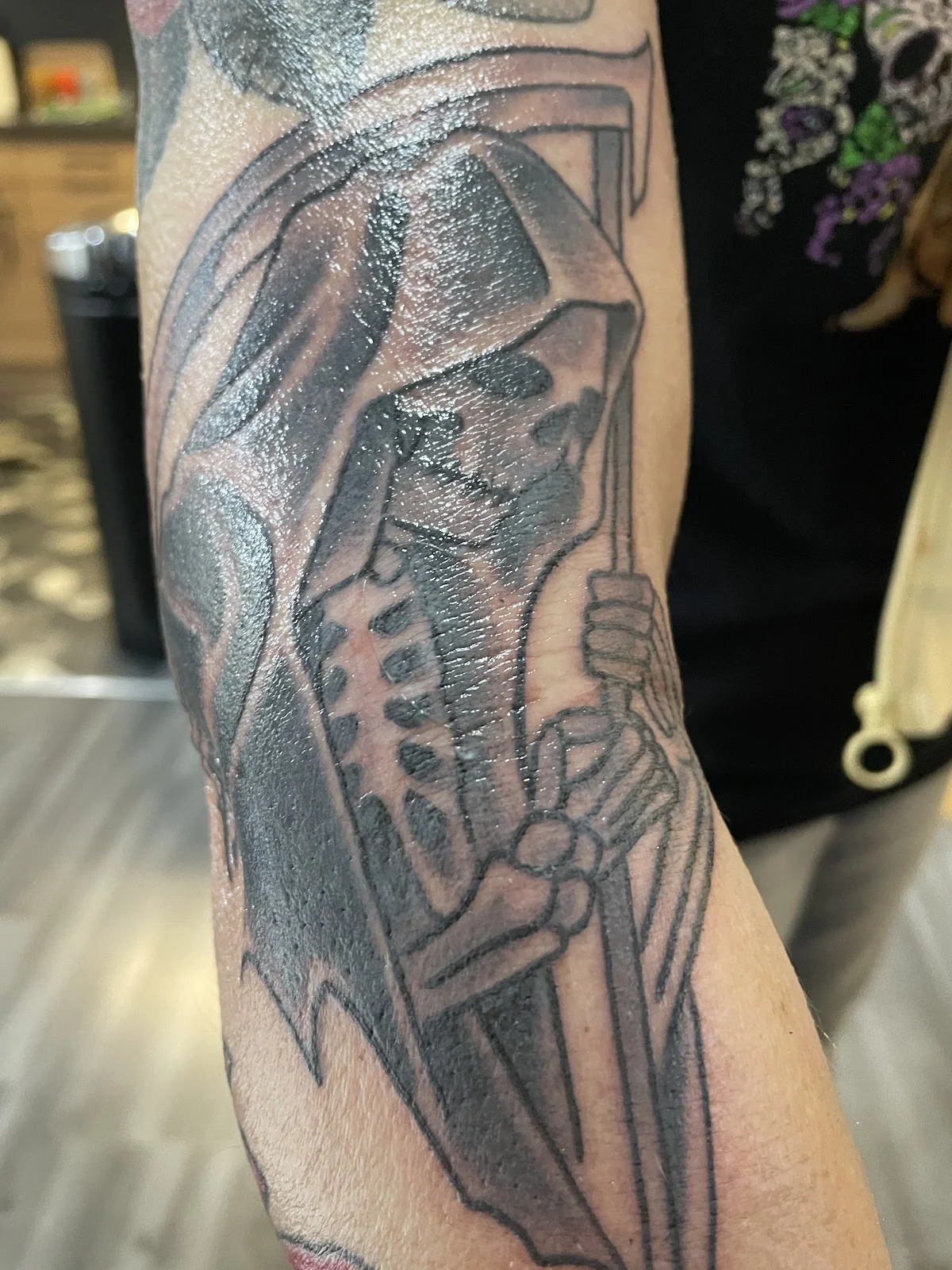Sacred skull tattoo studio photo