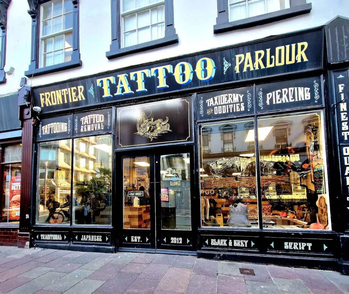Frontier Tattoo Parlour tattoo shop in Cardiff, WLS