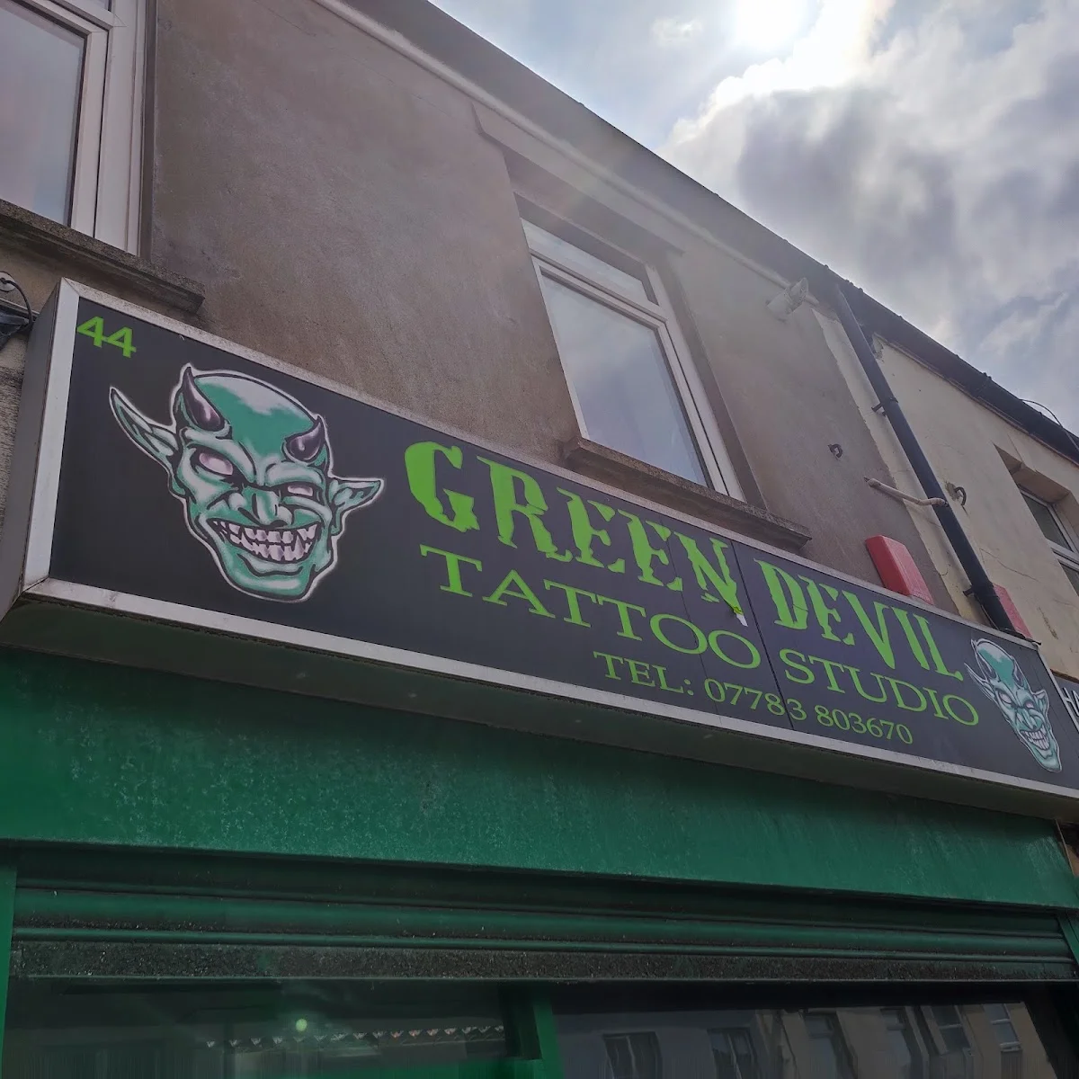 Green Devil Tattoo Studio tattoo shop in Cardiff, WLS