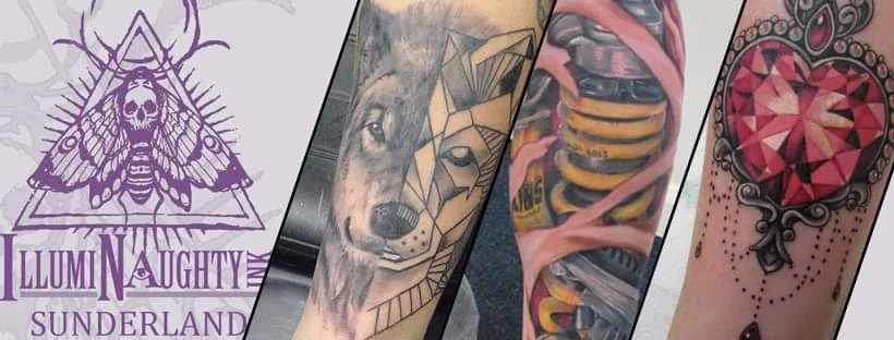 IllumiNaughty Ink tattoo shop in Sunderland, ENG