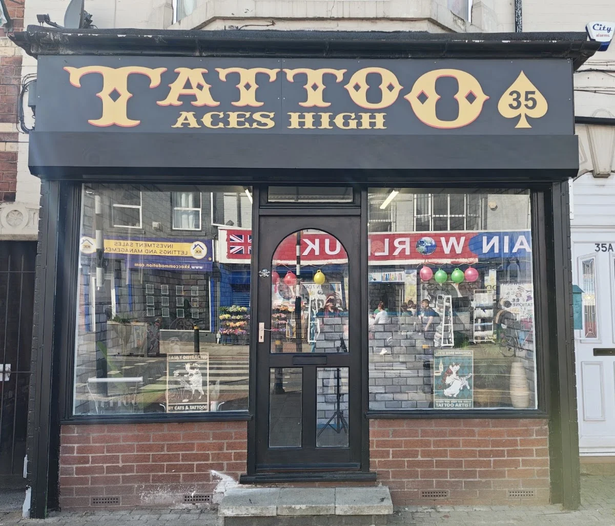 Aces High Tattoo Studio tattoo shop in Kingston upon Hull, ENG