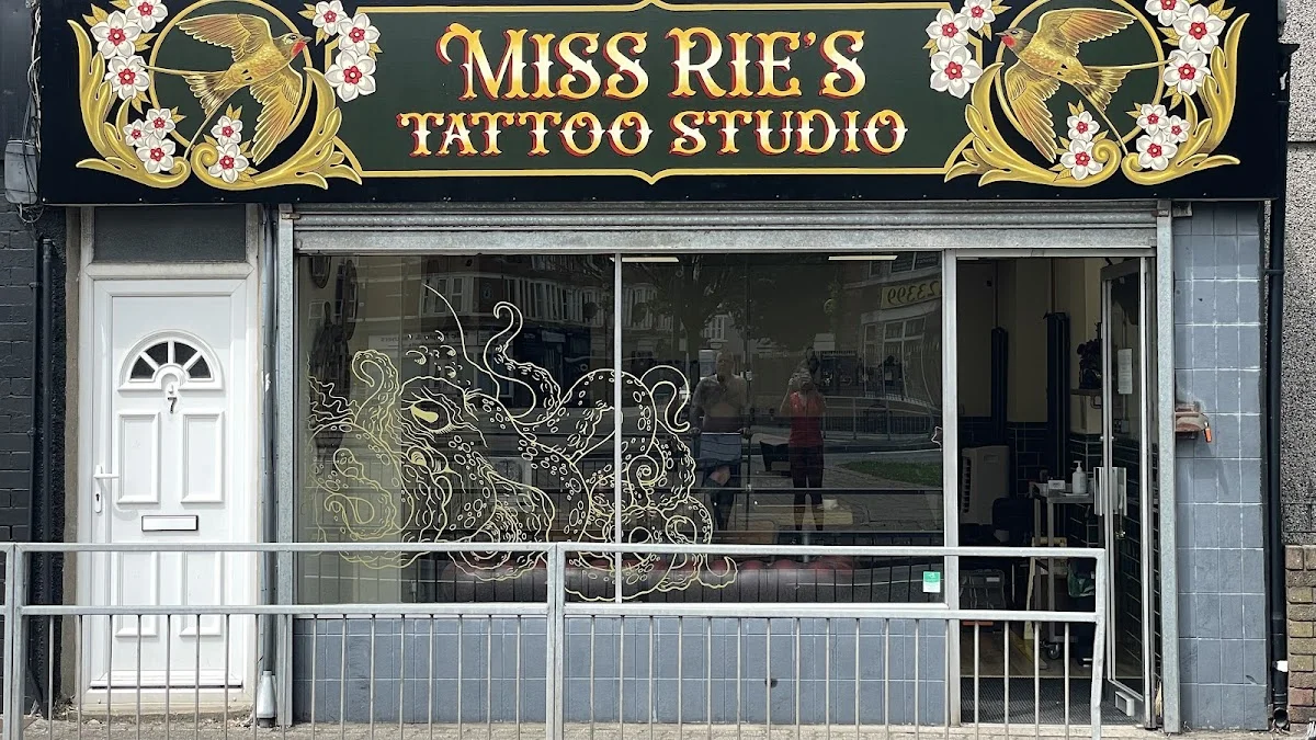 Miss Rie's Tattoo Studio tattoo shop in Newport, WLS