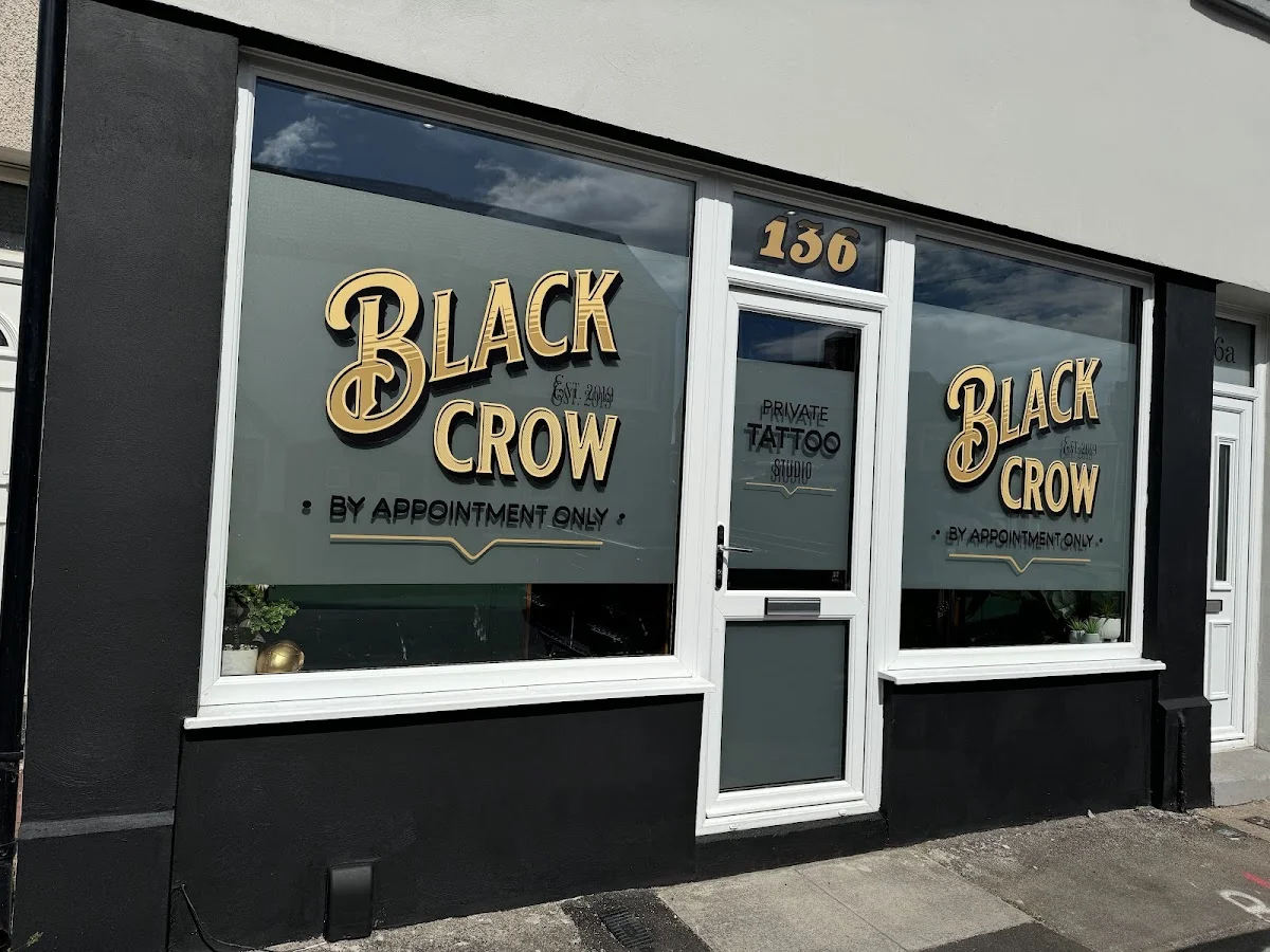 Black Crow Tattoo Studio tattoo shop in Newport, WLS