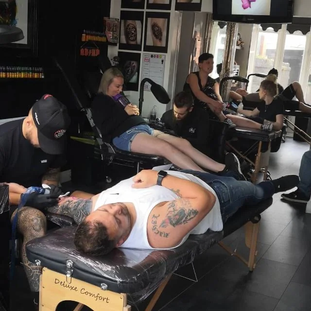The Tattoo Lounge tattoo shop in Blackpool, ENG