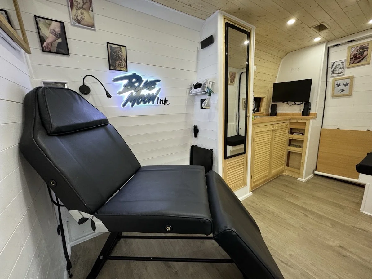 Blue Moon Ink tattoo shop in Northampton, ENG