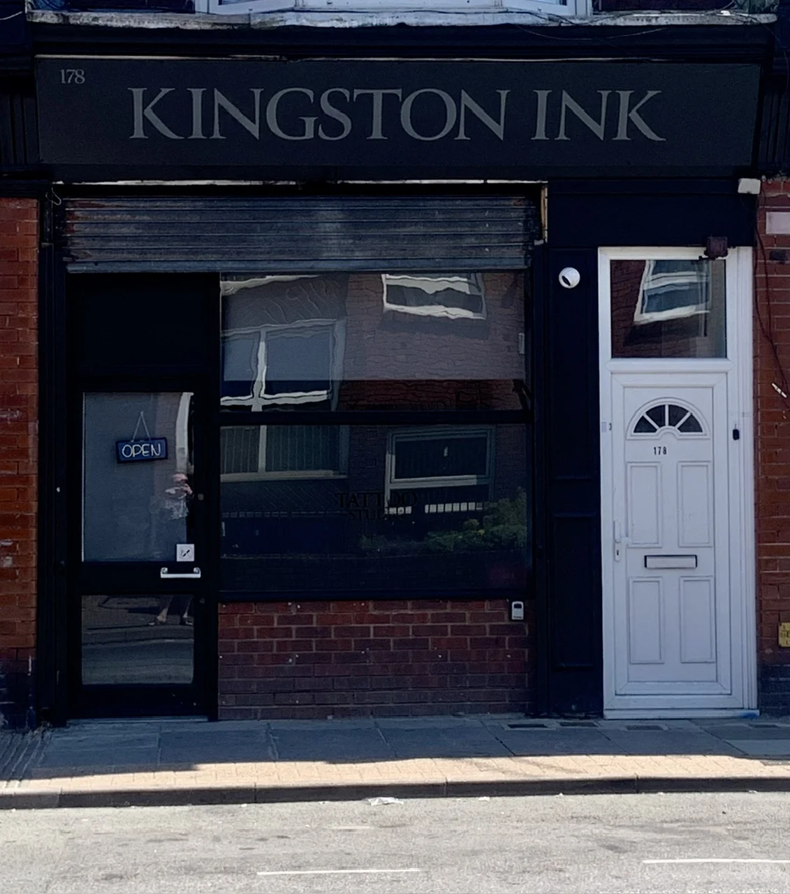 Kingston Ink tattoo shop in Portsmouth, ENG