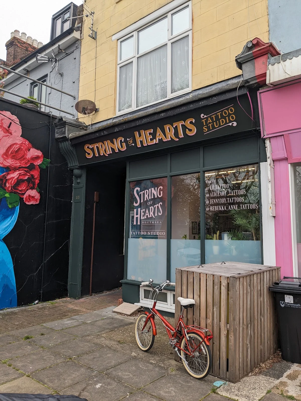 String of Hearts Tattoo Studio tattoo shop in Portsmouth, ENG
