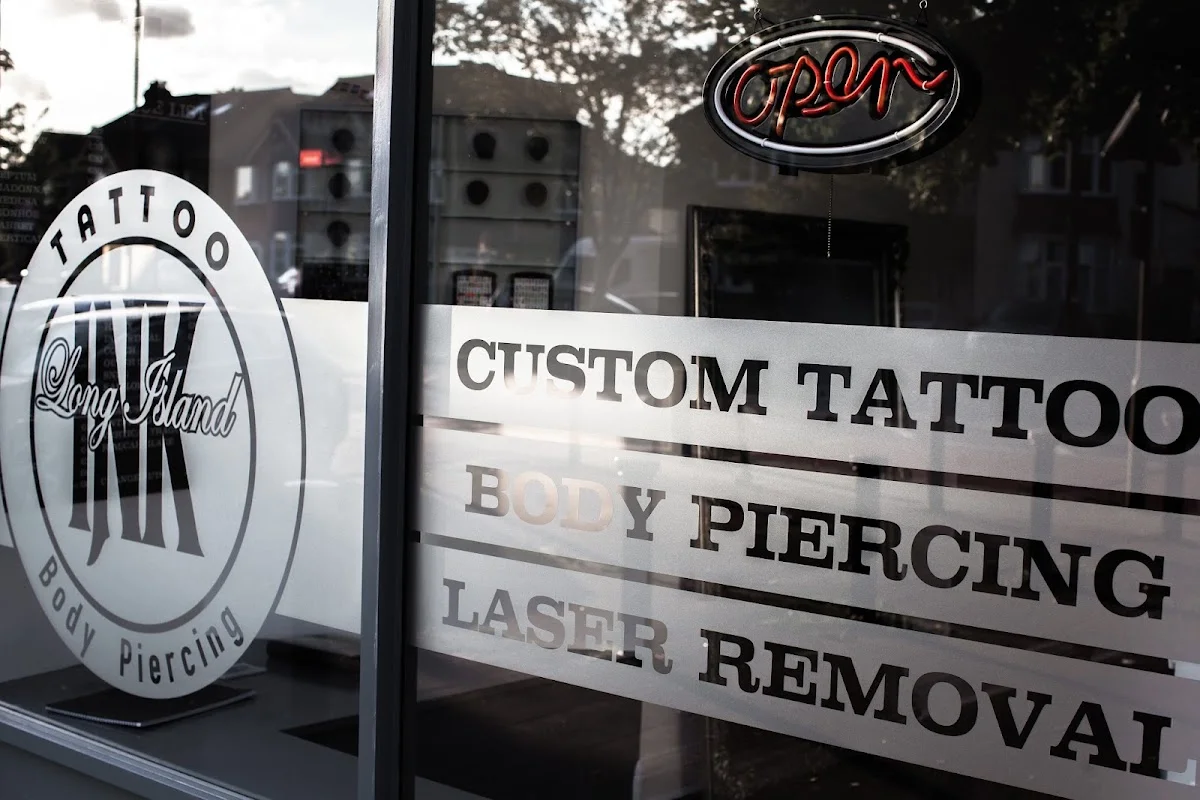 Long Island Ink tattoo shop in Sutton, ENG