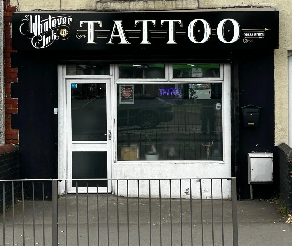 Whatever Ink tattoo shop in Walsall, ENG