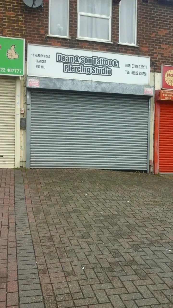 Dean & Son Tattoo & Piercing Studio tattoo shop in Walsall, ENG