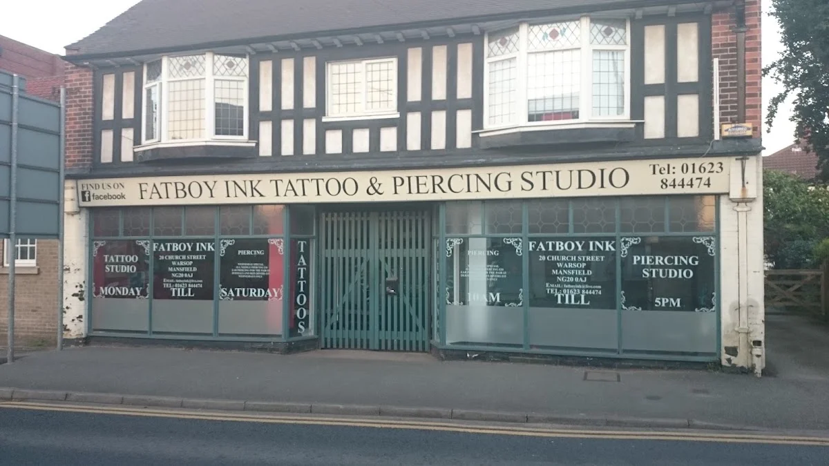 Fatboy Ink Tattoo & Piercing Studio tattoo shop in Mansfield, ENG