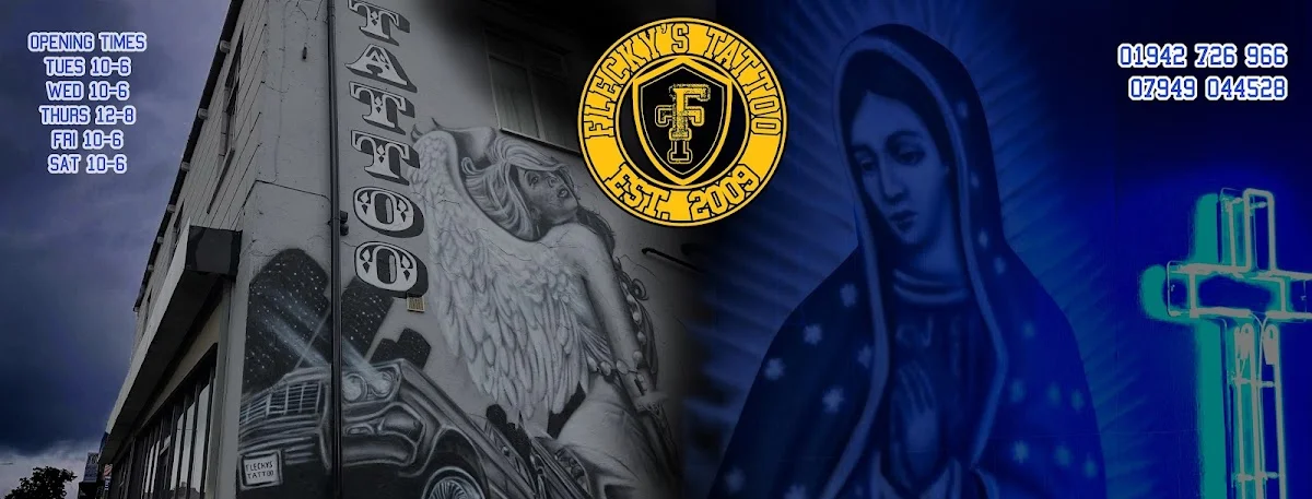 Fleckys Tattoo Studio tattoo shop in Warrington, ENG