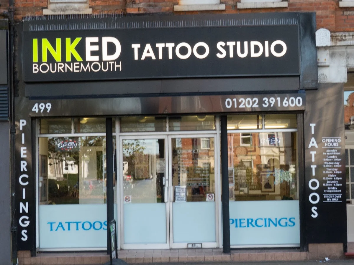 Inked Tattoo & Piercing Studio Bournemouth tattoo shop in Bournemouth, ENG