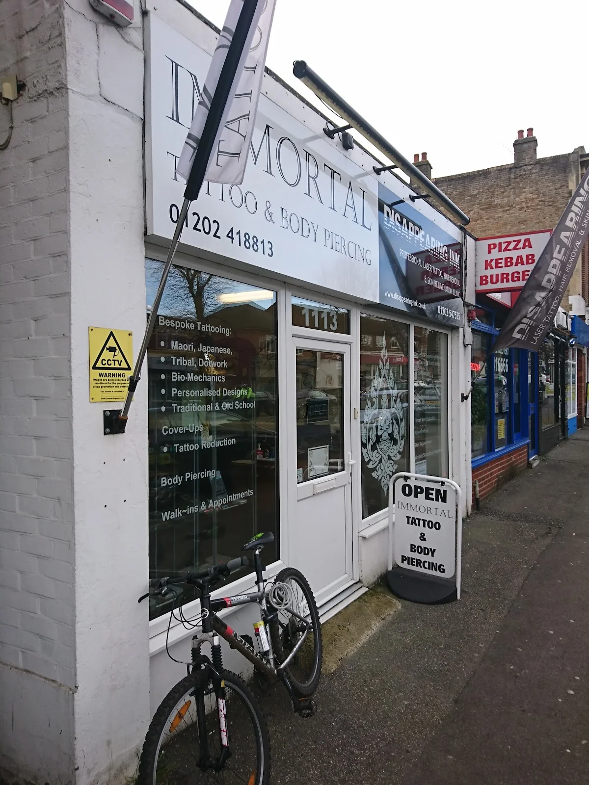 Immortal Tattoo tattoo shop in Bournemouth, ENG