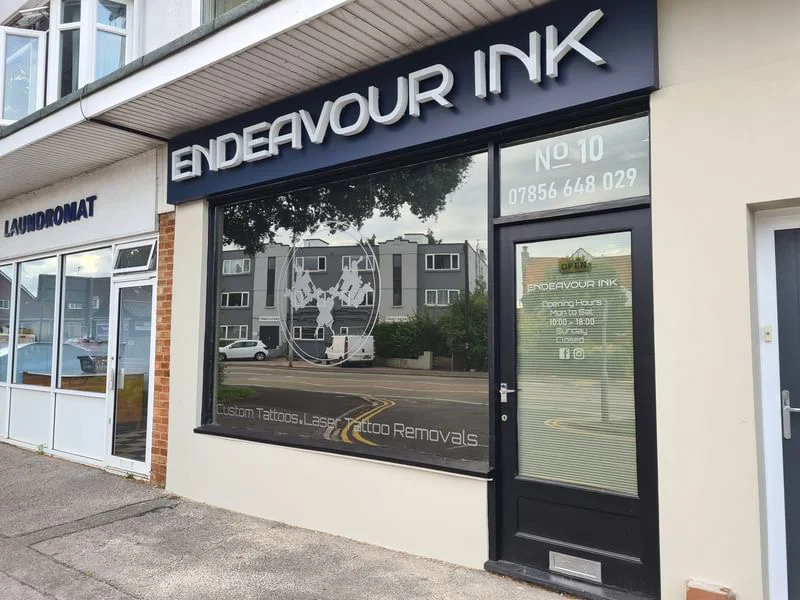 Endeavour Ink tattoo shop in Bournemouth, ENG