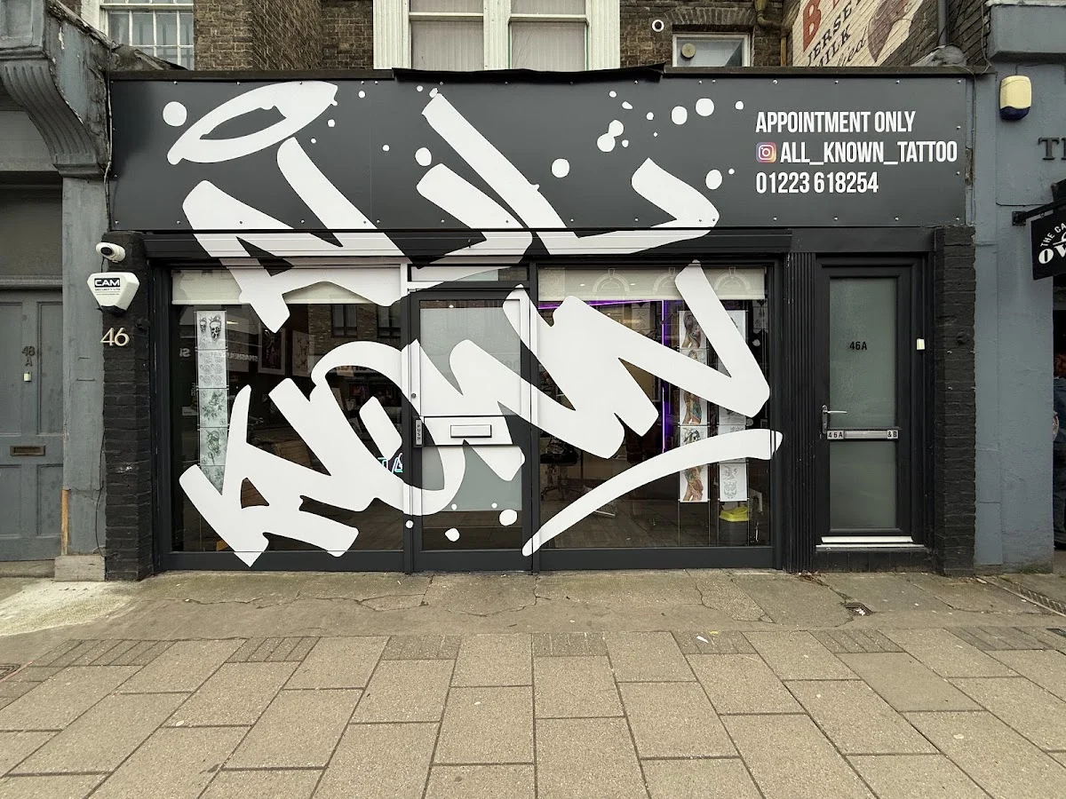 All Known Tattoo Collective tattoo shop in Cambridge, ENG