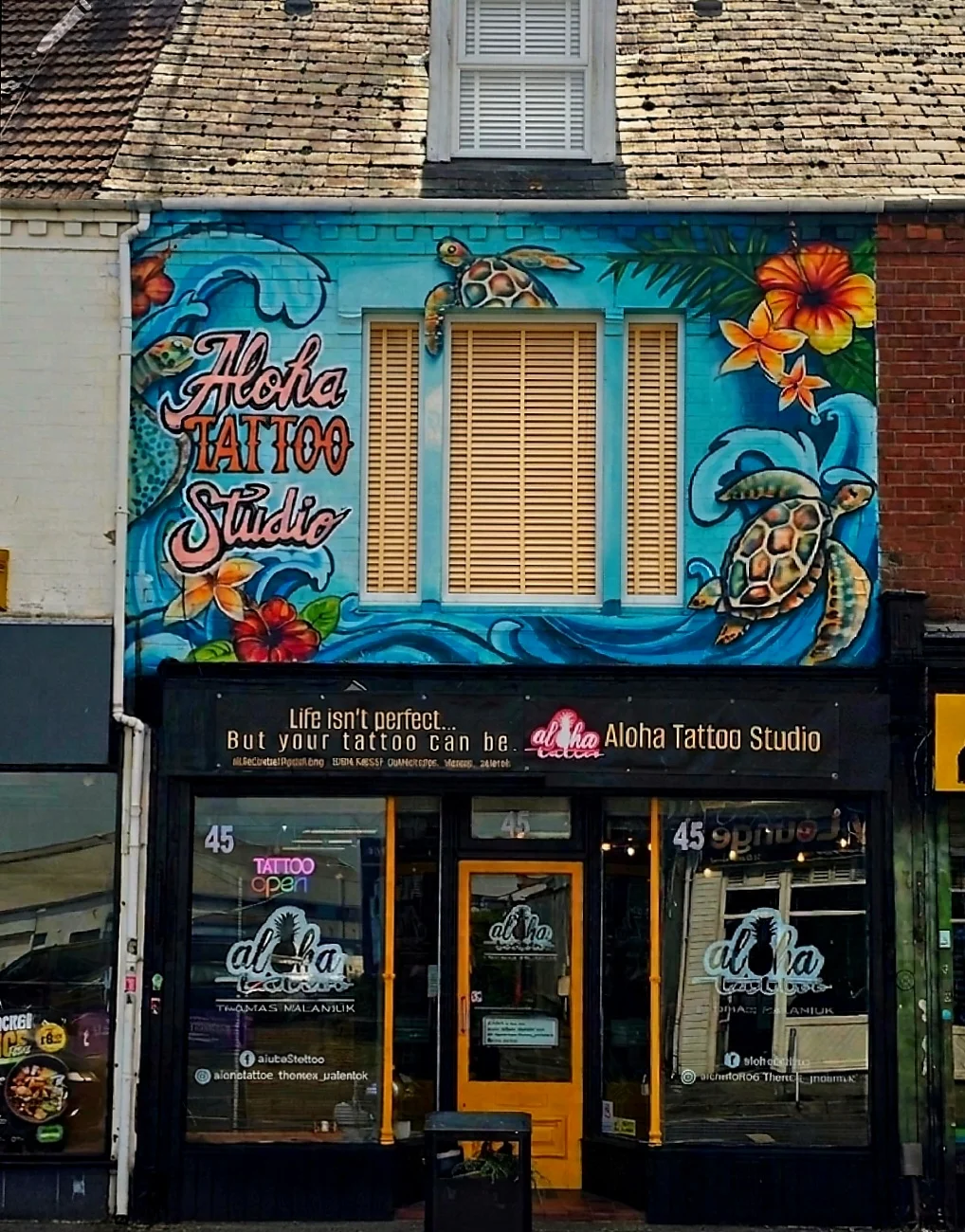 Aloha Tattoo tattoo shop in Gloucester, ENG