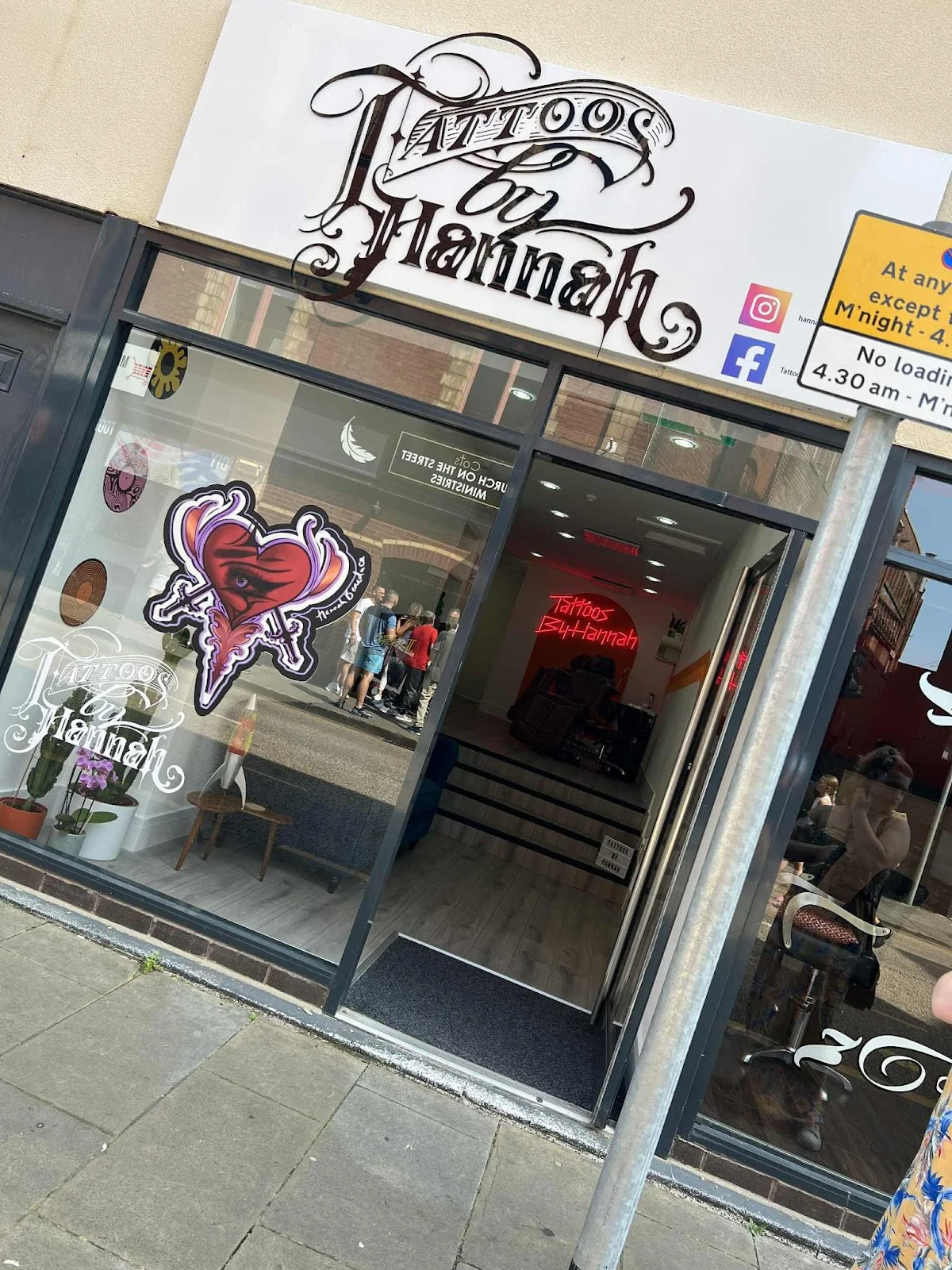 Tattoos by Hannah tattoo shop in Burnley, ENG
