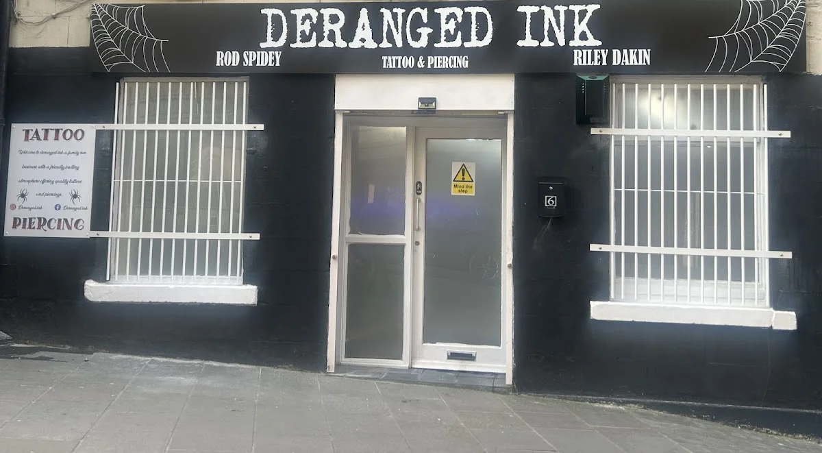 Deranged ink tattoo shop in Huddersfield, ENG