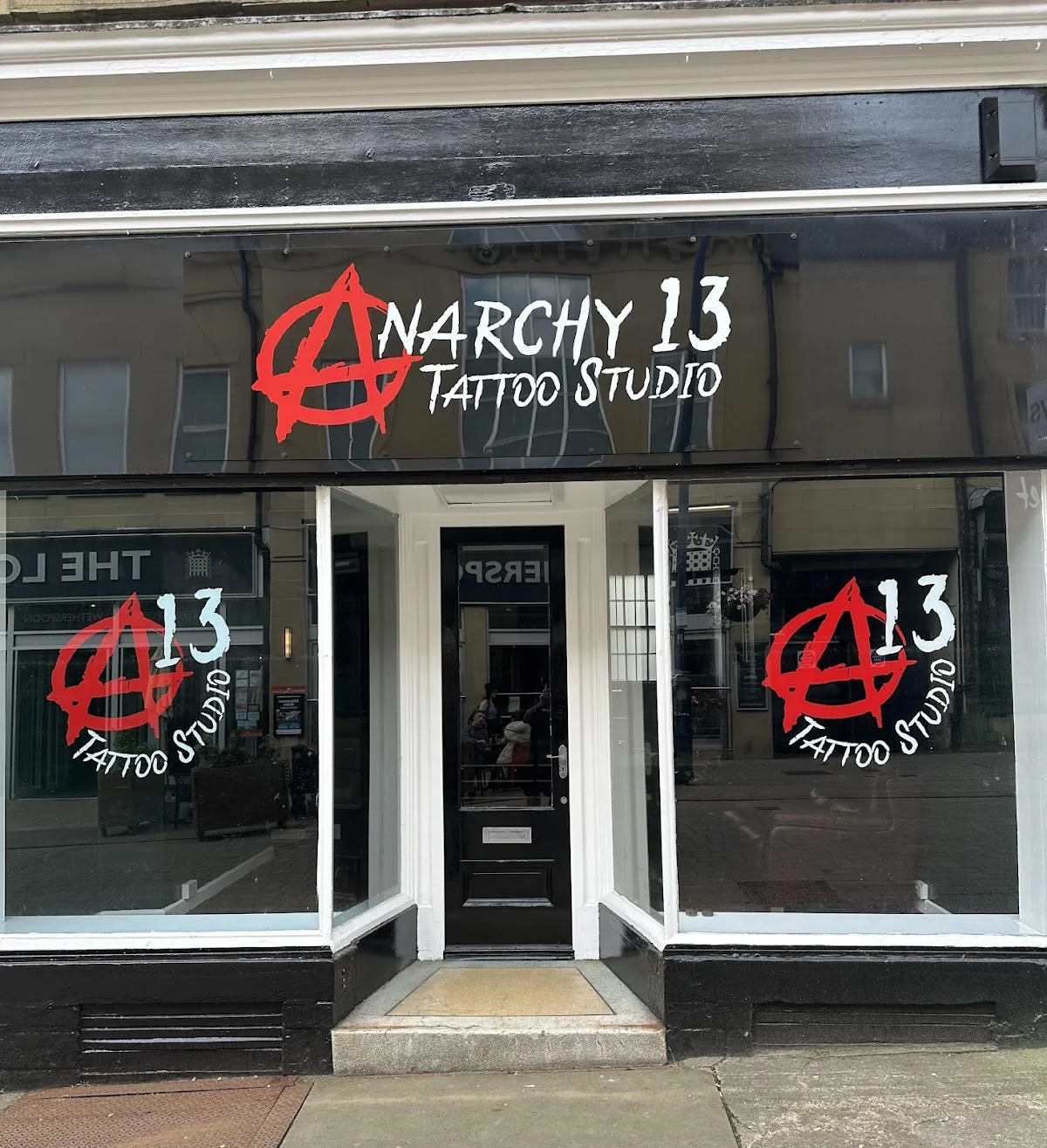 Anarchy 13 Tattoo Studio tattoo shop in Huddersfield, ENG