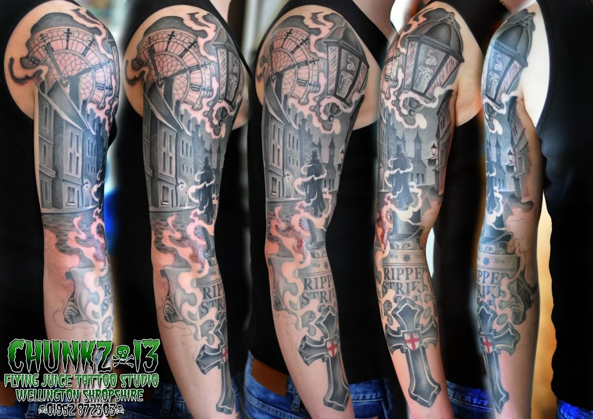 Flying Juice Tattoo Wellington tattoo shop in Telford, ENG