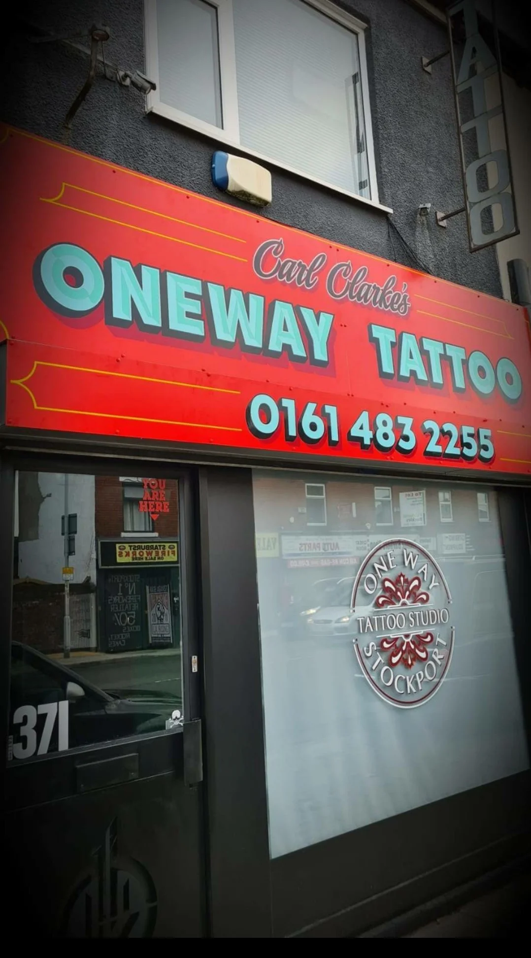 One Way Tattoo tattoo shop in Stockport, ENG