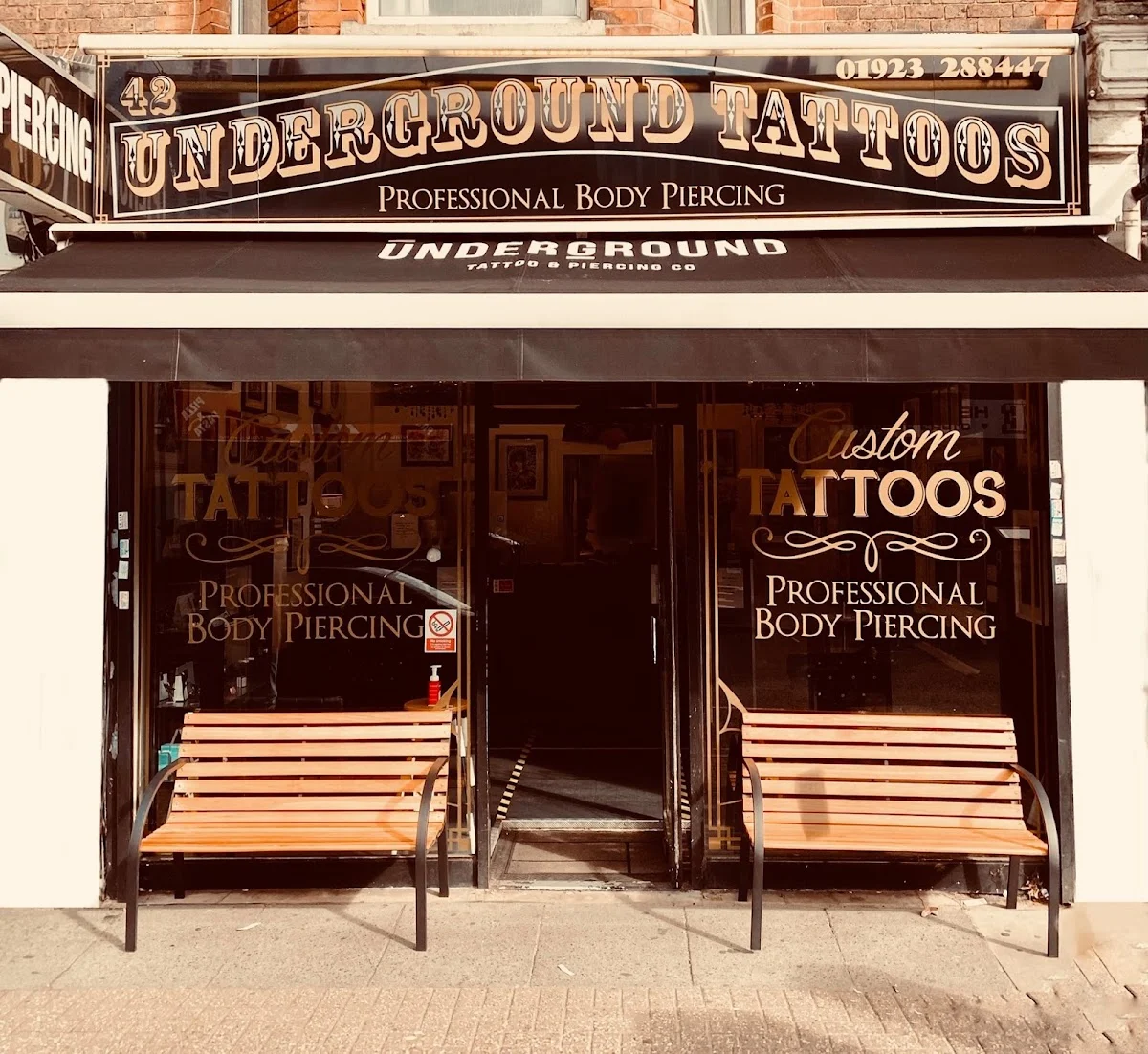 Underground Tattoos Watford tattoo shop in Watford, ENG