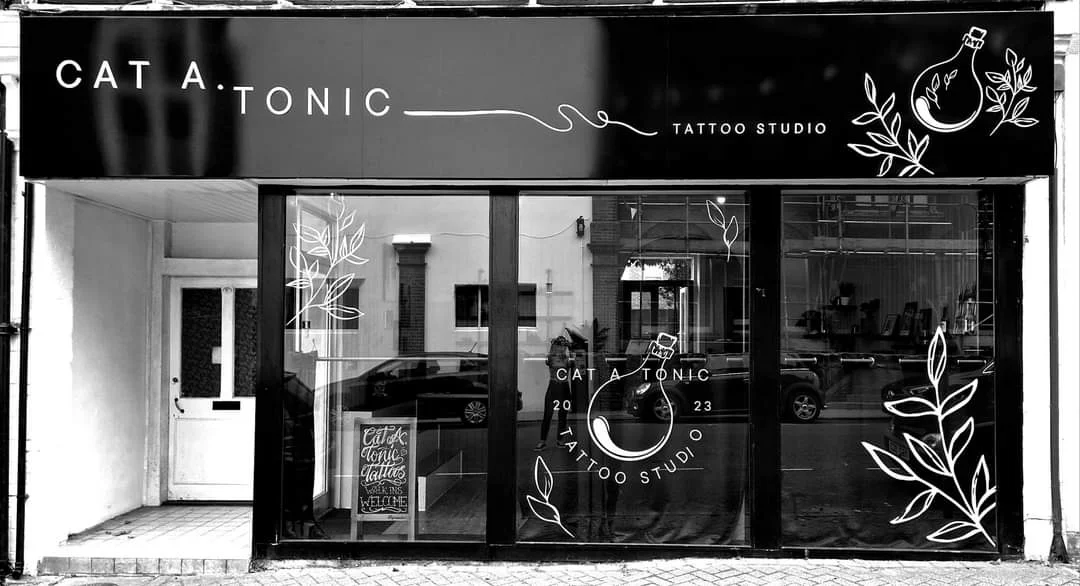Cat A. Tonic Tattoos tattoo shop in Eastbourne, ENG