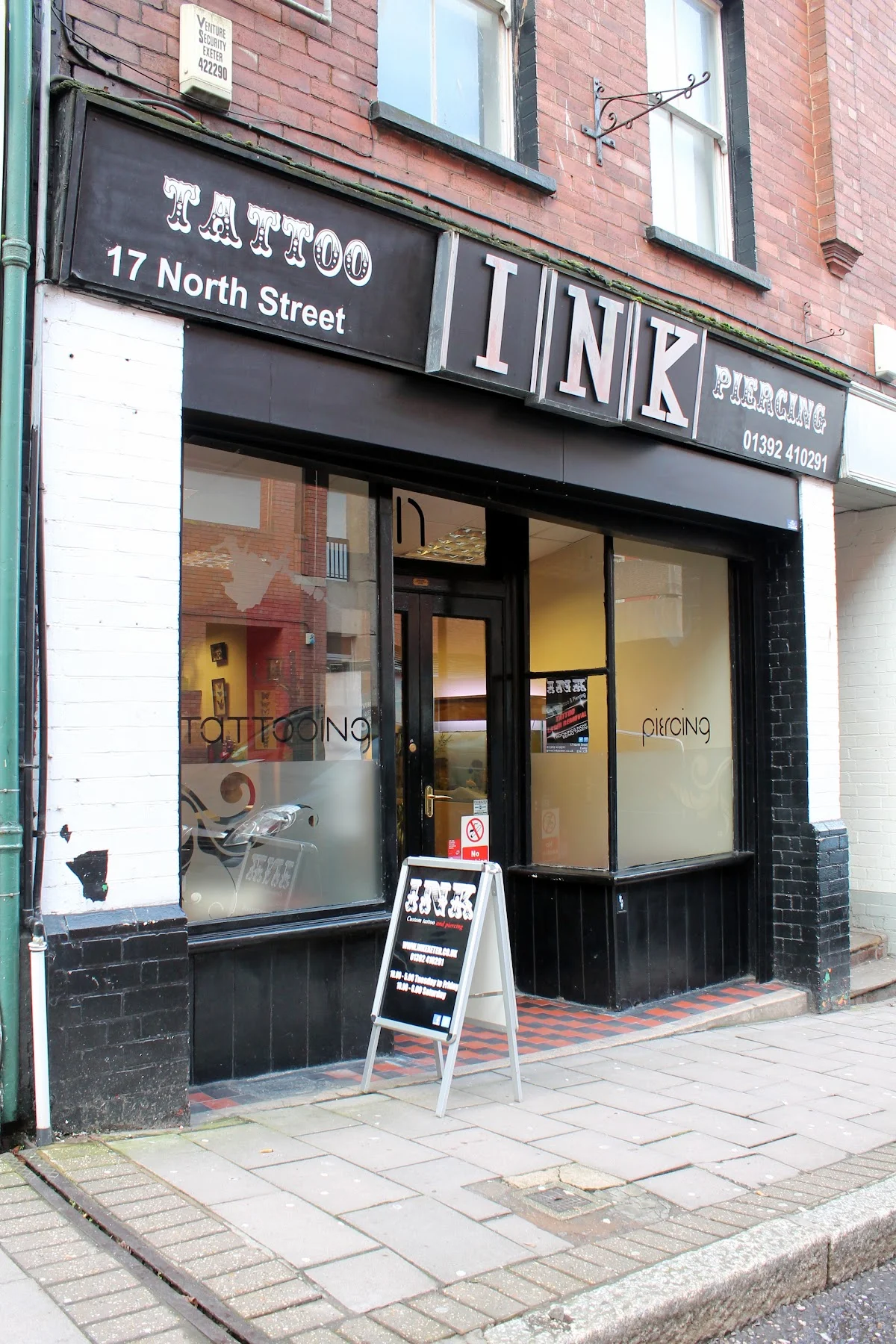 Ink tattoo shop in Exeter, ENG