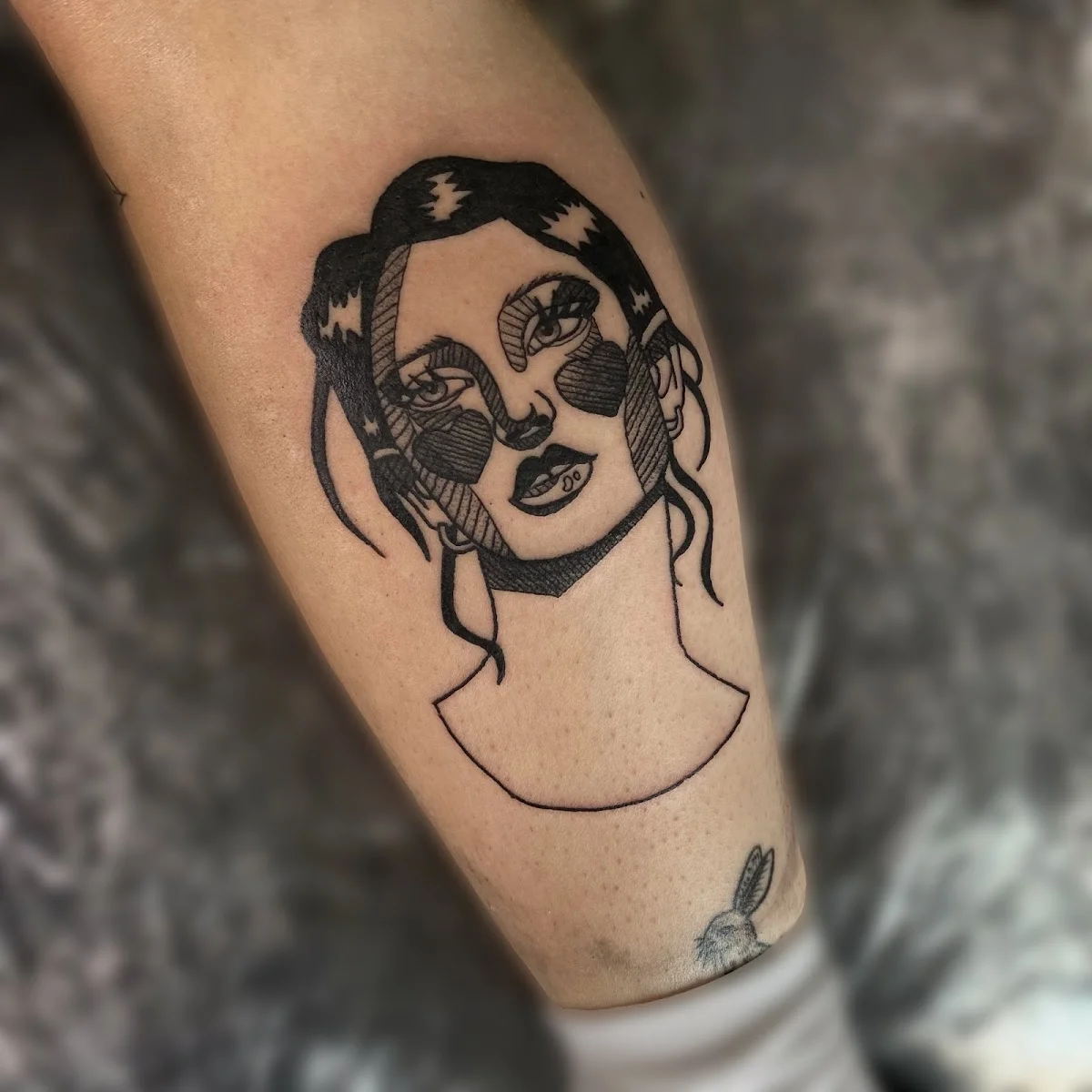 Button and Thread Tattoo photo