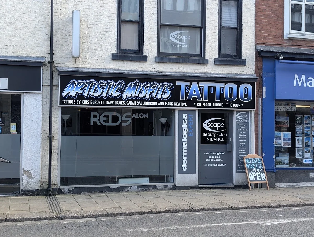 Artistic Misfits Tattoo Studio tattoo shop in Chesterfield, ENG
