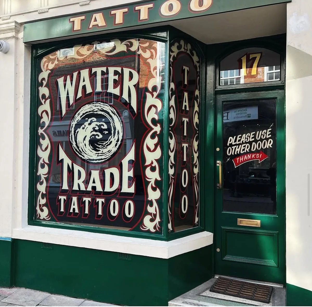 Water Trade Tattoo tattoo shop in Worcester, ENG