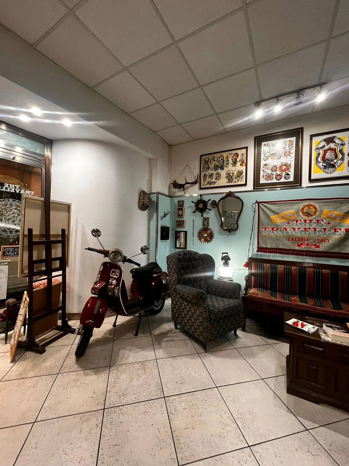 The Travellers Tattoo tattoo shop in Catania, CT