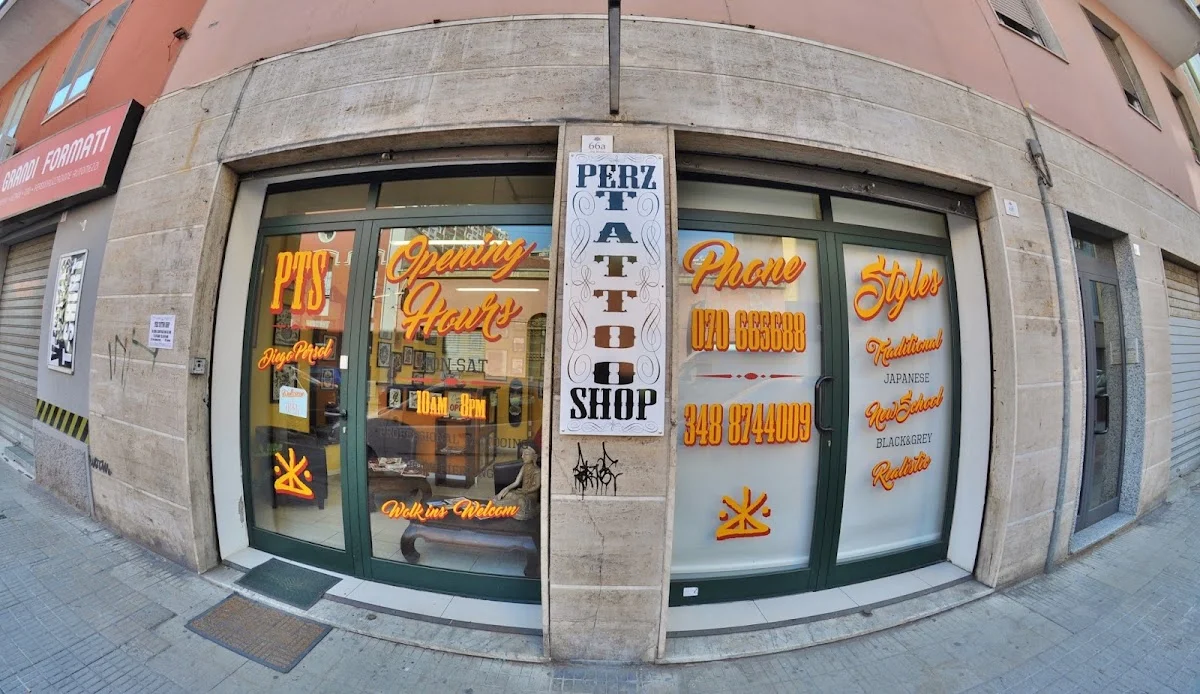 Perz Tattoo Studio tattoo shop in Cagliari, CA