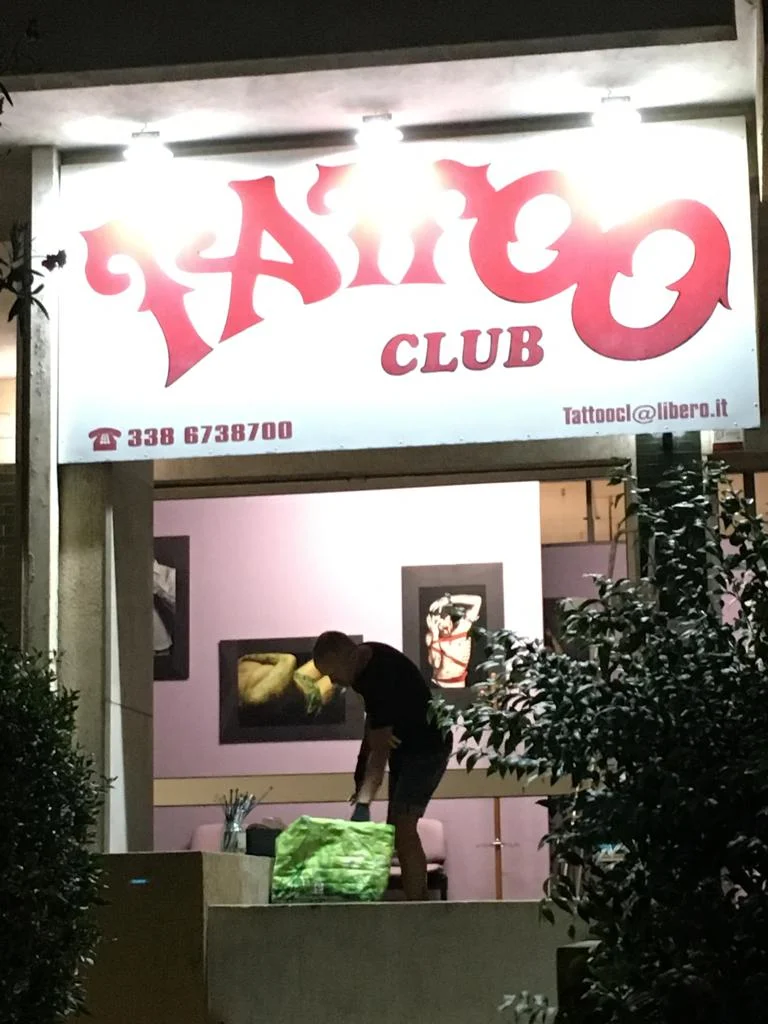 Tattoo Club tattoo shop in Cagliari, CA