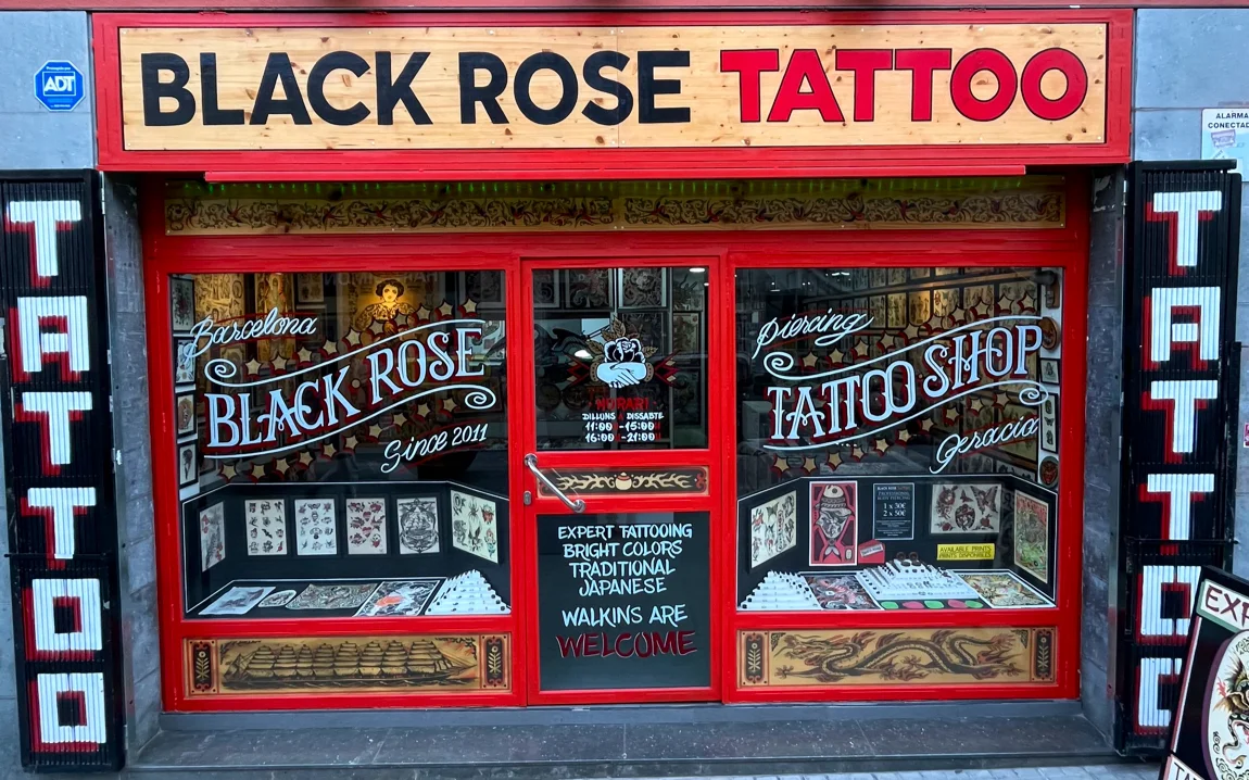 Black Rose Tattoo tattoo shop in Barcelona, CT