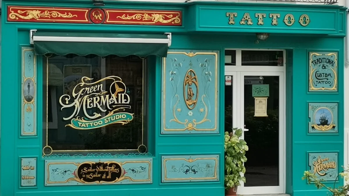 Green Mermaid Tattoo, Tattoos Tatuajes en Palma de Mallorca photo