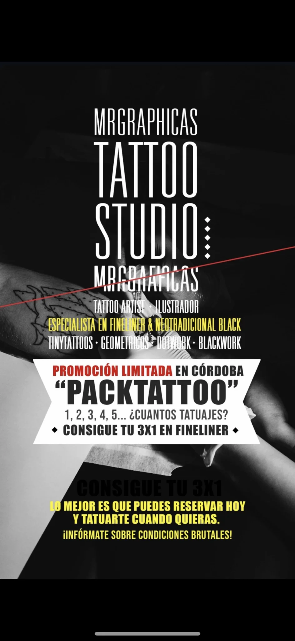 MRGRAPHICAS TATTOO STUDIO • ESTUDIO DE TATUAJES EN CÓRDOBA • TATTOO ARTIST tattoo shop in Cordoba, AN