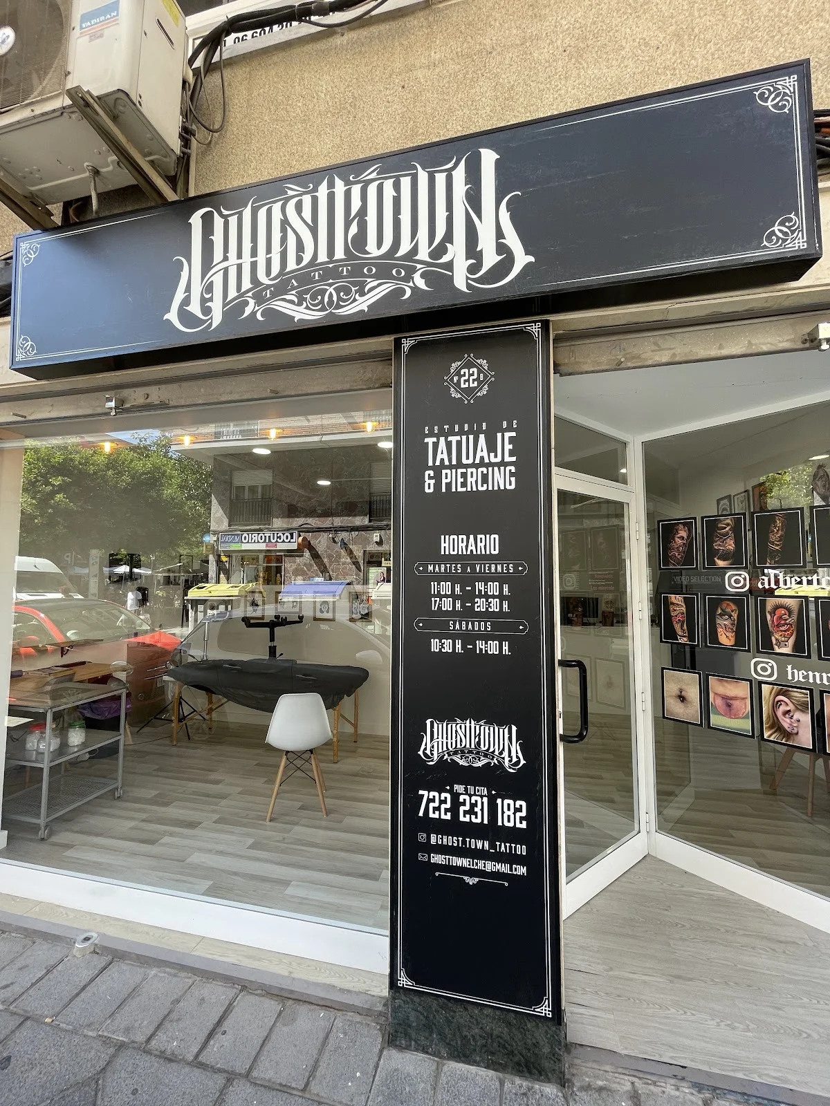 Ghost Town Tattoo Elche tattoo shop in Elche, VC