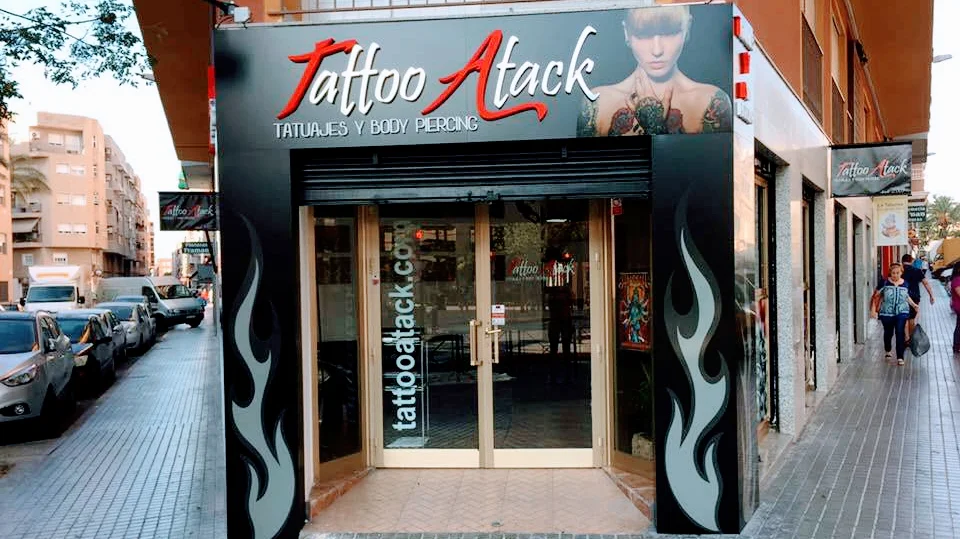 Tattoo Atack tattoo shop in Elche
