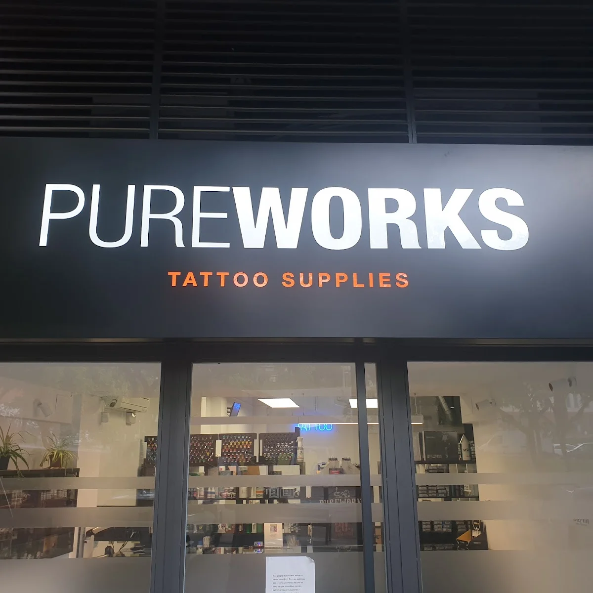 Pureworks Tattoo Supplies tattoo shop in Badalona, CT