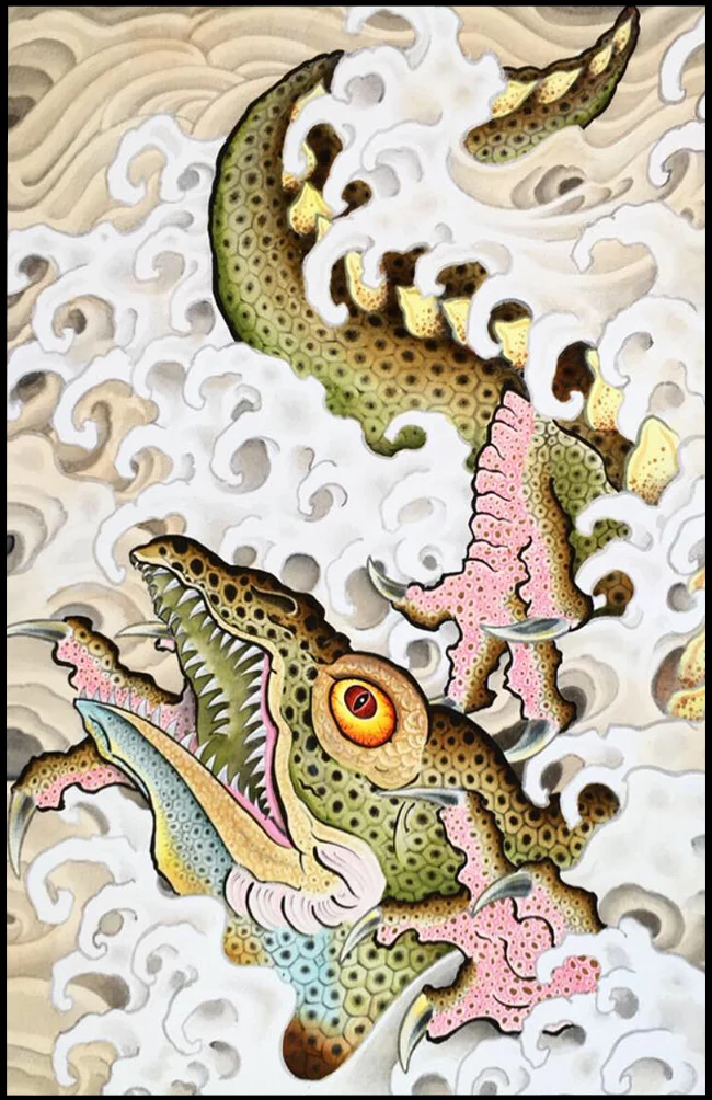 Hernan Chevalie Japanese Tattoos Barcelona photo