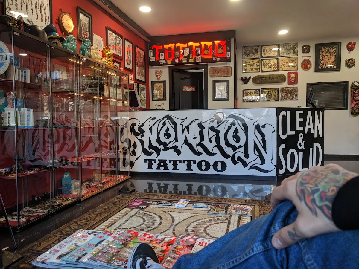 snow lion tattoo tattoo shop in Mostoles, MD