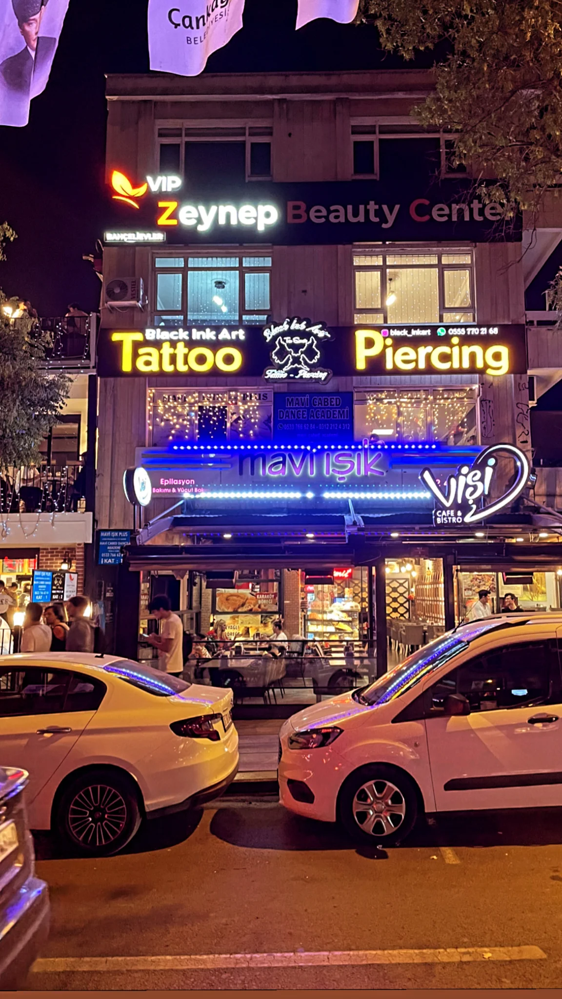 Black ink Art Tattoo Piercing tattoo shop in Ankara