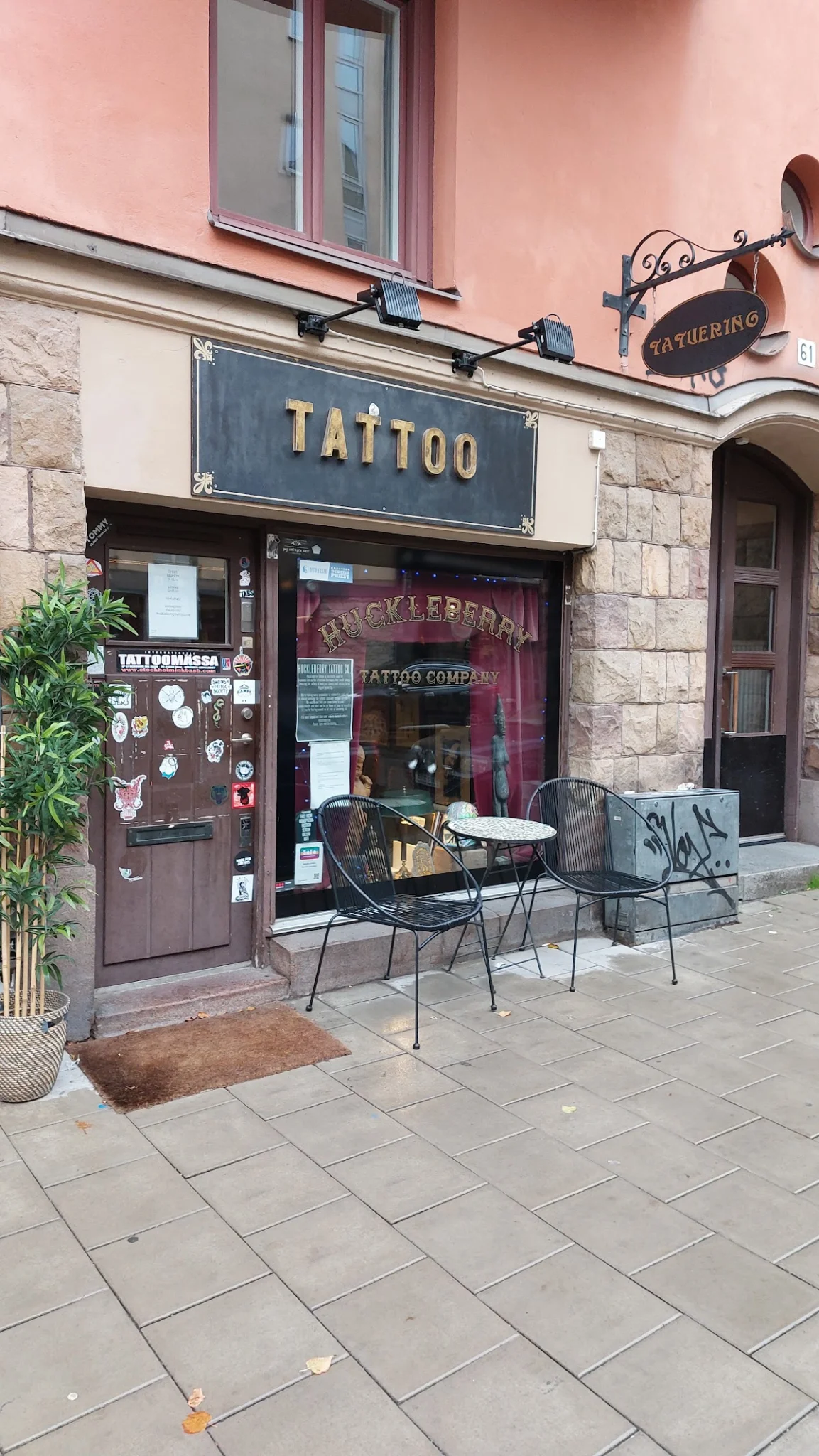 Huckleberry Tattoo Company tattoo shop in Stockholm