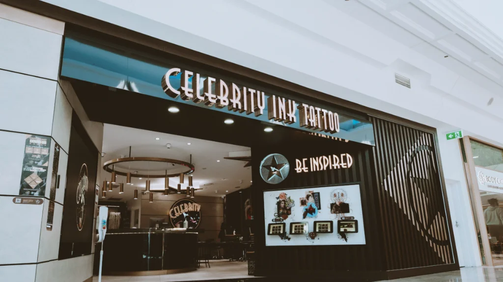 Celebrity Ink Garden City tattoo shop in Brisbane