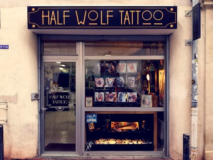 Half Wolf Tattoo photo