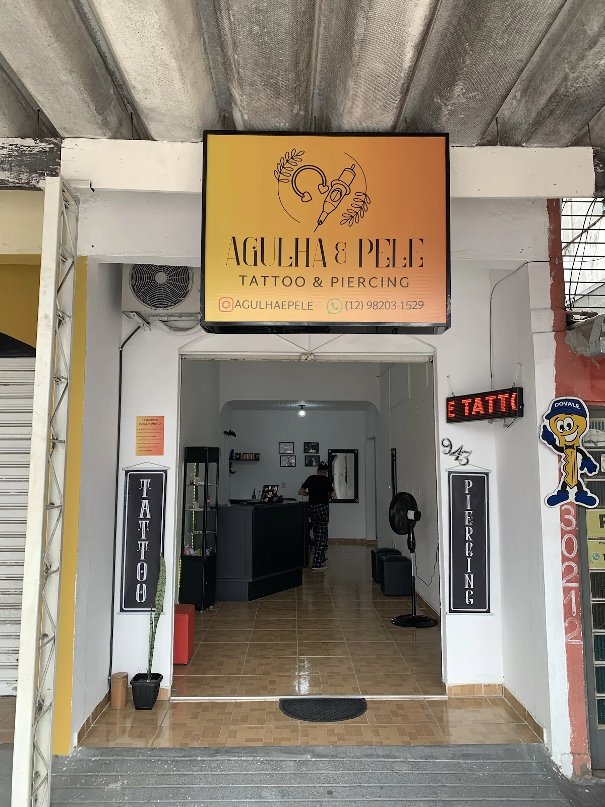 Agulha e Pele Tattoo e Piercing tattoo shop in Sao Jose dos Campos, SP