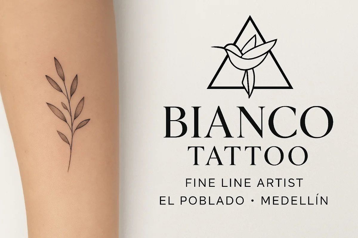 Tattoo Artist Bianco – Fine Line | Provenza Medellín tattoo shop in Medellín